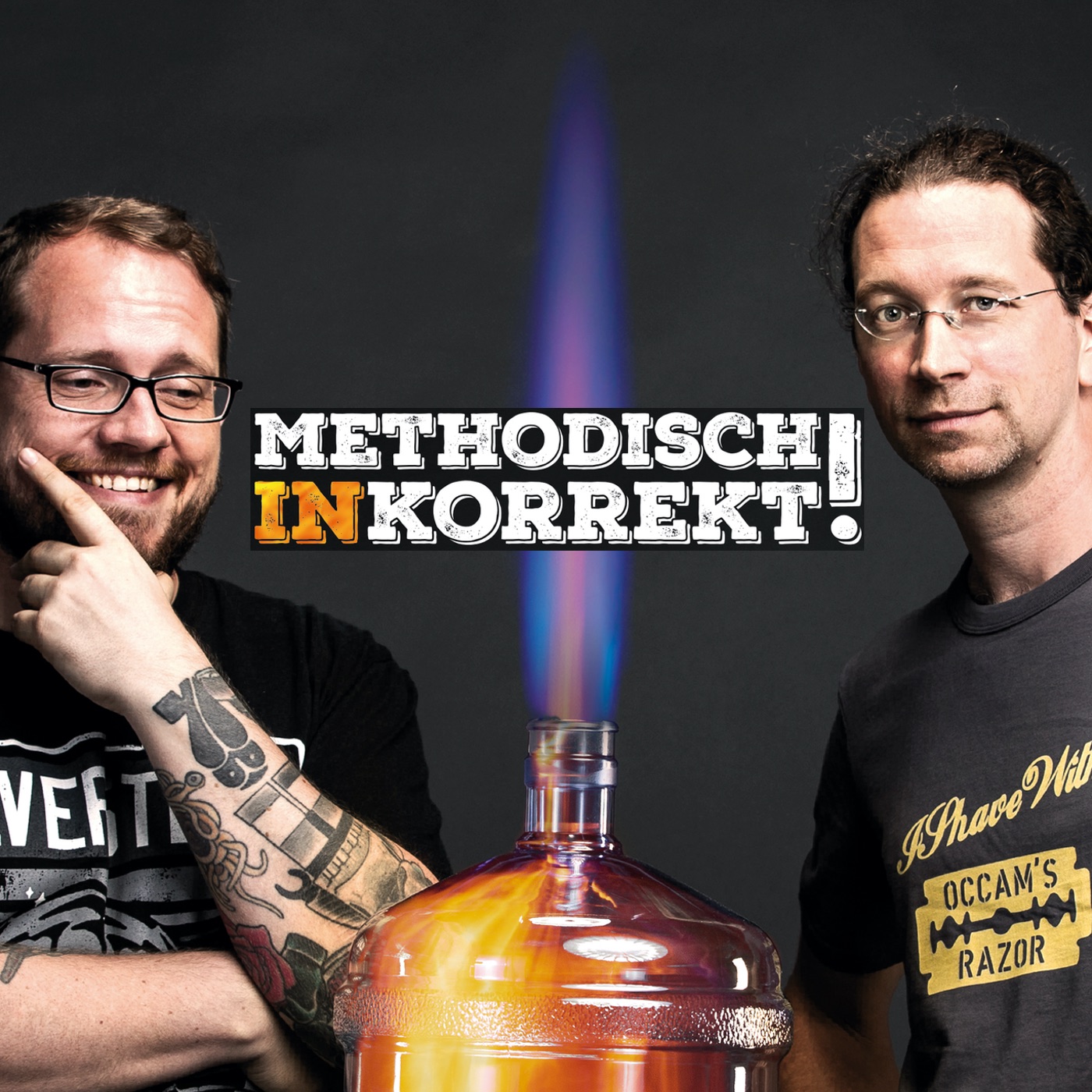 Podcast-Cover „Methodisch inkorrekt!“ mit Nicolas Wöhrl und Reinhard Remfort
